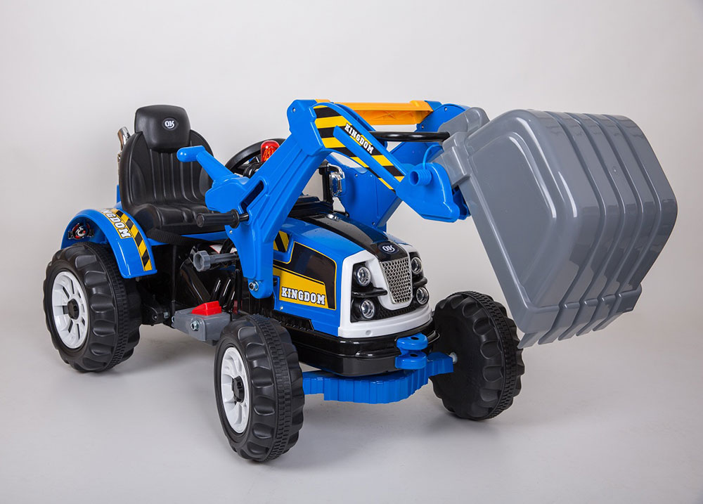 Plavi Traktor - Bager na elektromotorni pogon za decu - dodatni pogled