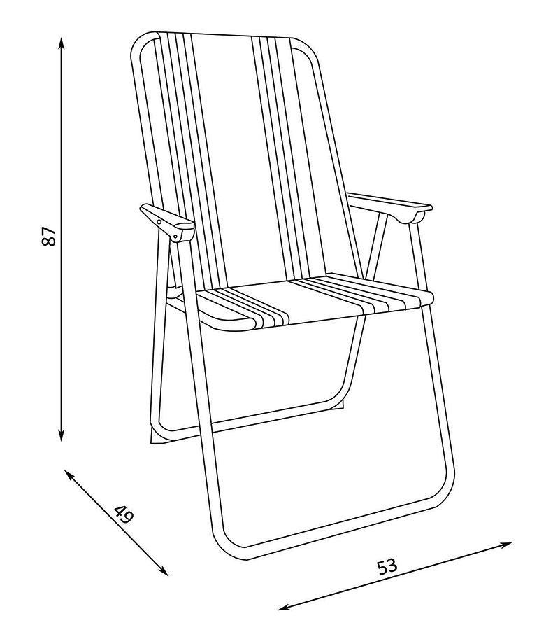 Stolica Za Plažu Sklopiva  - Navara - dodatni pogled
