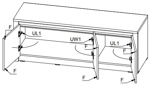 Klupa Dewell sa prostorom za odlaganje - dodatni pogled