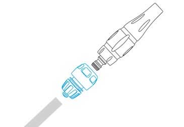 G.F. Garden Brza spojnica za crevo 3/4 inča Aquastop ventil 5012 001918 - dodatni pogled