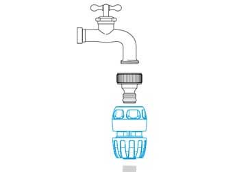 G.F. Garden Brza spojnica za crevo 3/4 inča 5023 001917 - dodatni pogled