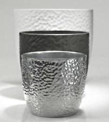 Soendgen keramička saksija Boston 13cm srebrna - dodatni pogled