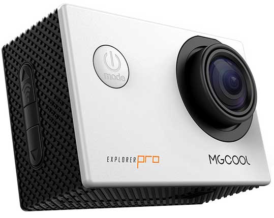 Akciona Kamera MGCOOL Explorer Pro 4K WiFi srebrna - dodatni pogled