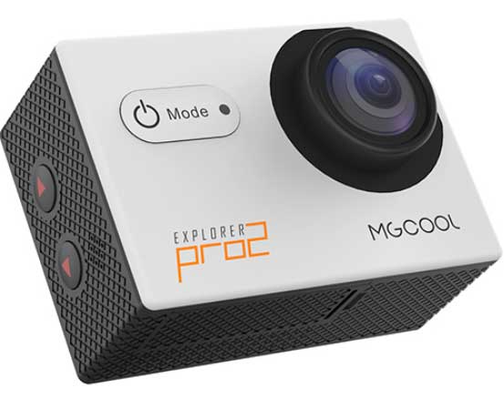 Akciona Kamera MGCOOL Explorer Pro 2 WiFi Touch screen Srebrna - dodatni pogled
