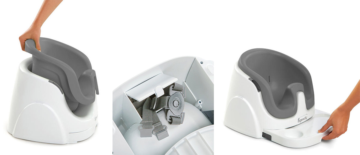 KIDS II Ingenuity Stolica za bebe 2 u 1 - Slate - dodatni pogled