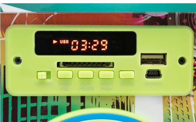 Multimedijalni Bluetooth zvučnik USB SD FM radio BT2800/GR - dodatni pogled