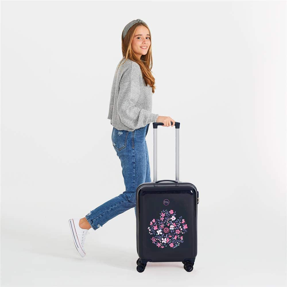 Roll Road Kabinski ABS kofer 55cm Be Happy navy 44717 - dodatni pogled