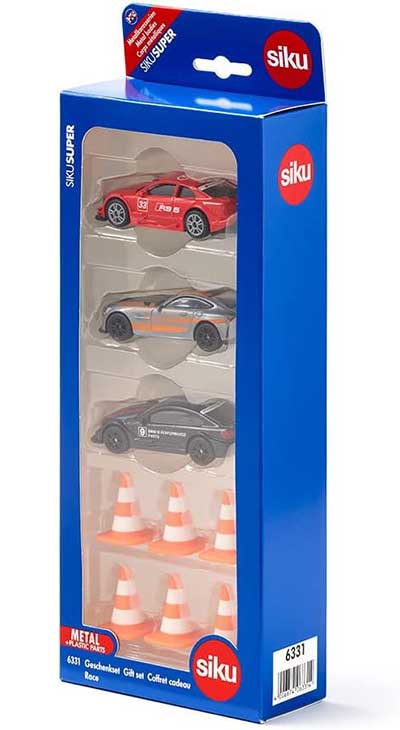 SIKU Igračke Automobilčići - Set trkački automobili - Mercedes-AMG GT4, Audi RS 5 Racing i BMW M4 Racing 6331 - dodatni pogled