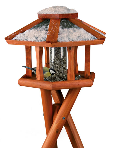 Drvena kućica za ptice na stalku Natura Trixie 5573 - dodatni pogled