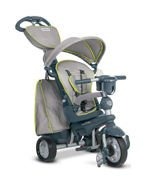 Smart Trike Tricikl EXPLORER 5 u 1 sivi - dodatni pogled