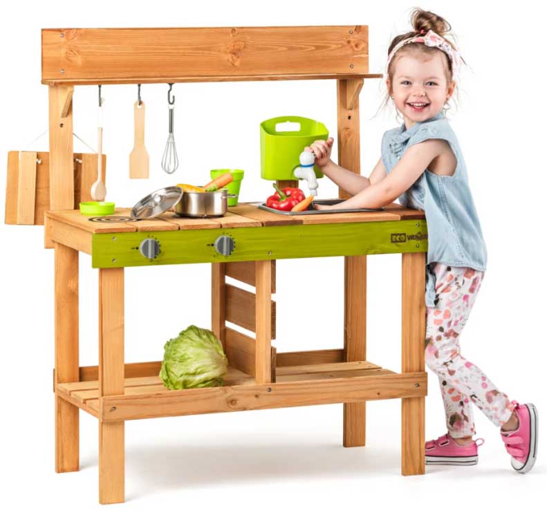 WOODY Drvena kuhinjica za decu Rosalie 90206 - dodatni pogled