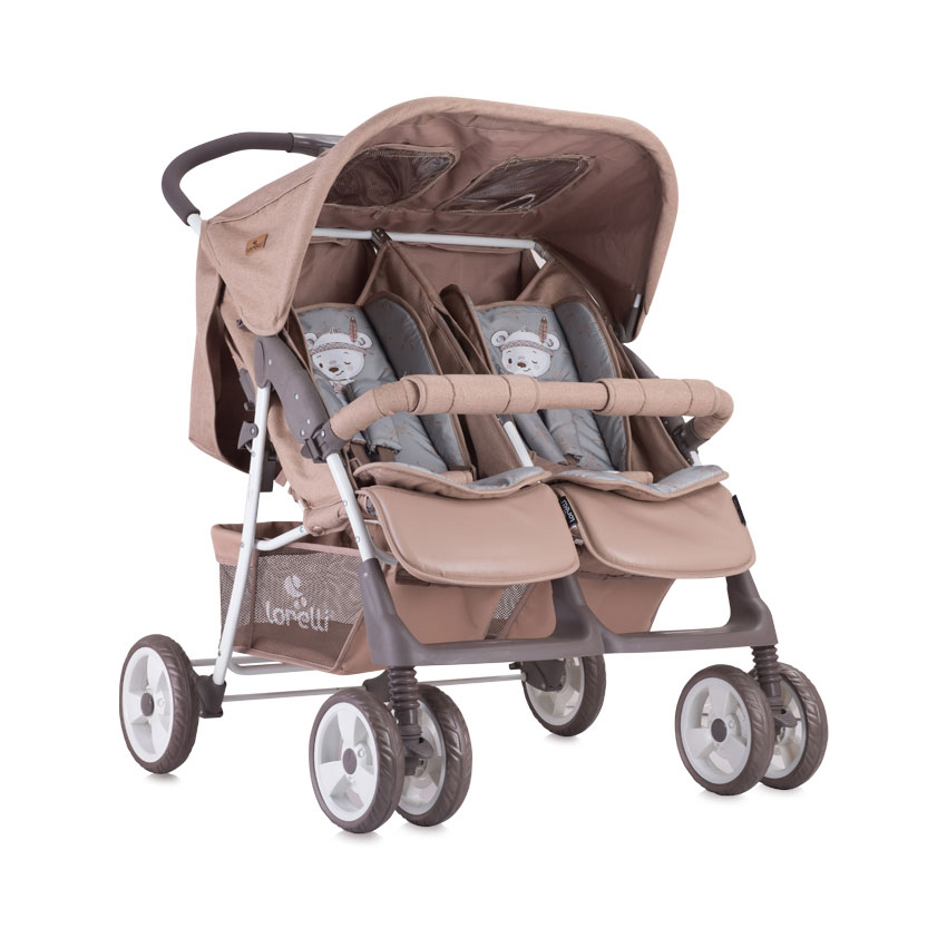 Lorelli Kolica za blizance Twin Beige Indian Bear - dodatni pogled