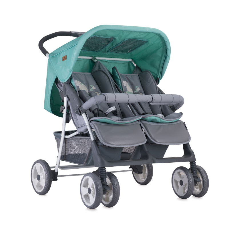 Lorelli Kolica za blizance Twin Grey And Green Bunnies - dodatni pogled