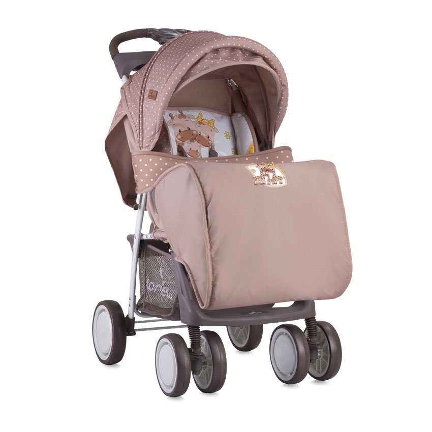 Kolica za bebe Lorelli Foxy Beige And Yellow Happy Family - dodatni pogled