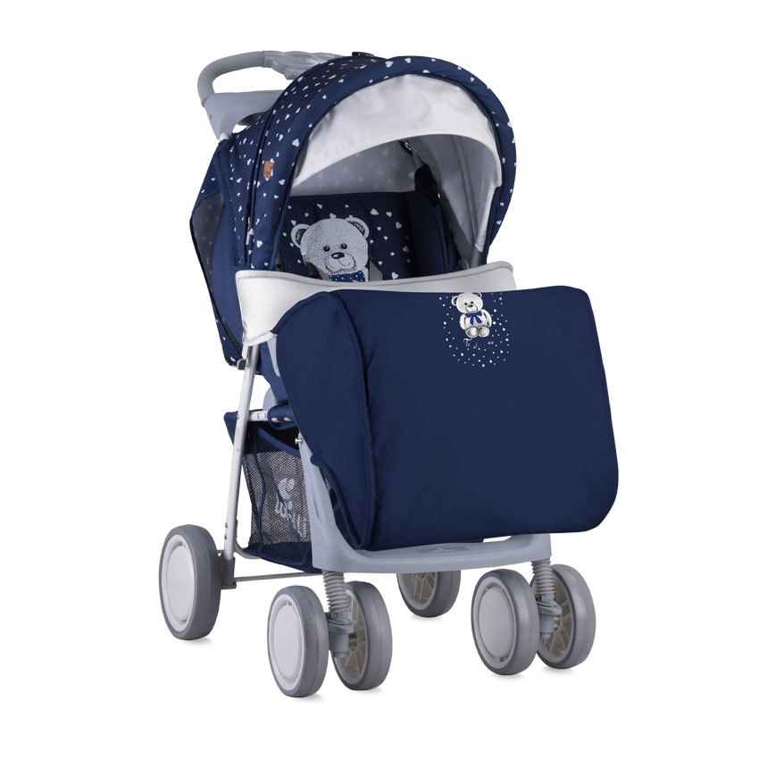 Kolica za bebe Lorelli Foxy Dark Blue Teddy - dodatni pogled