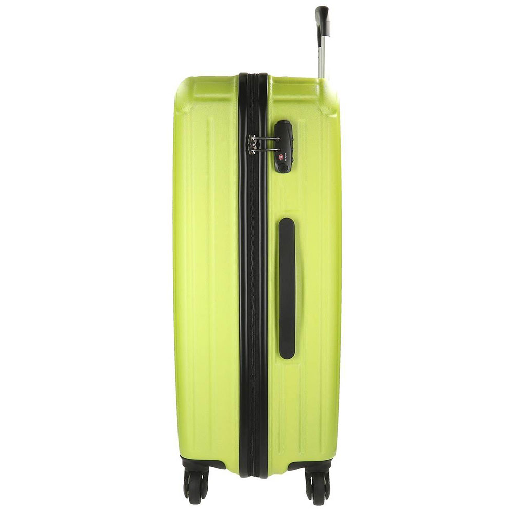 Pepe Jeans Putni koferi polikarbonat 55cm/67cm Color Stripes Verde Lima 74879 - dodatni pogled