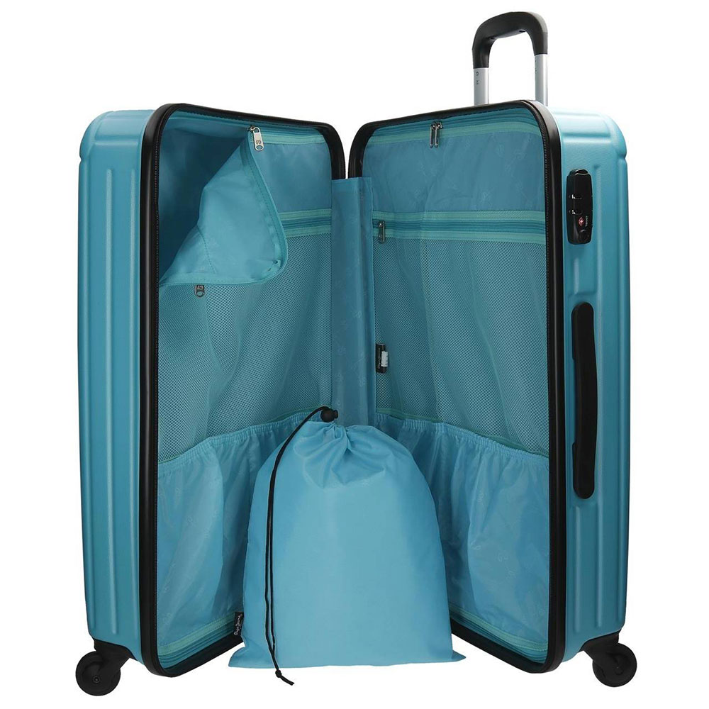 Pepe Jeans Putni koferi polikarbonat 55cm/67cm Color Stripes Azul Celeste 74879 - dodatni pogled