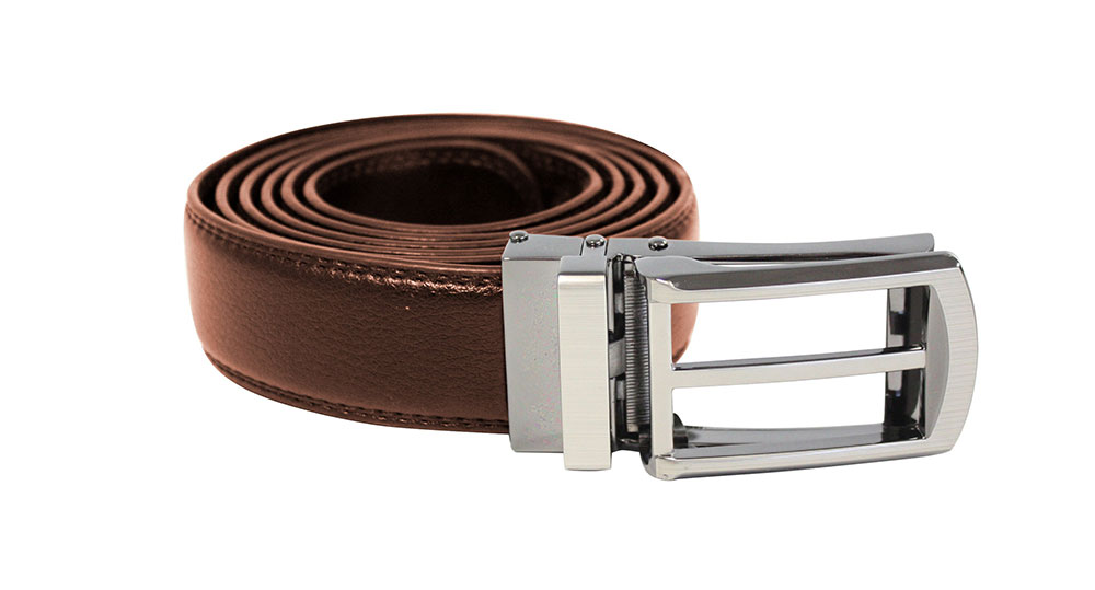 Podesivi braon kožni kaiš - dodatni pogled