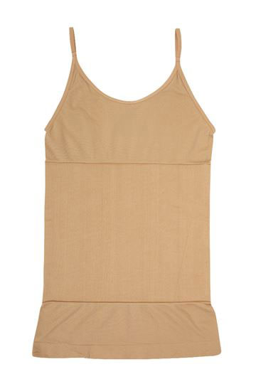 Belvia top majica steznik bež M - dodatni pogled