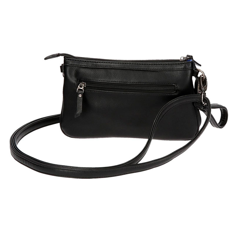 Pepe Jeans Ženska torbica na rame Croc Black 70250 - dodatni pogled