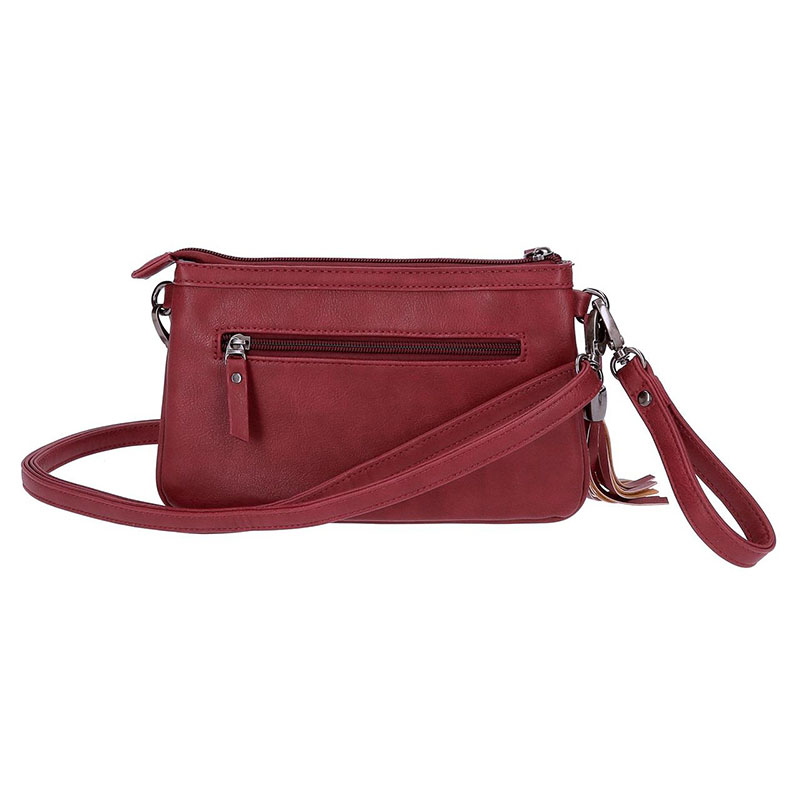 Pepe Jeans Ženska torbica na rame Croc Red 70250 - dodatni pogled