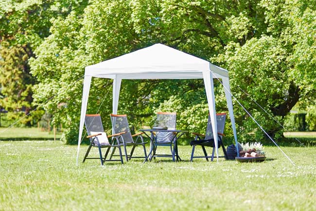 Paviljon sa bočnom stranicom Cacadou 2.5x2.5m - dodatni pogled