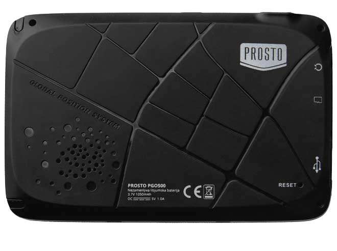 GPS navigacija Prosto sa audio i video plejerom PGO500 5 inča - dodatni pogled