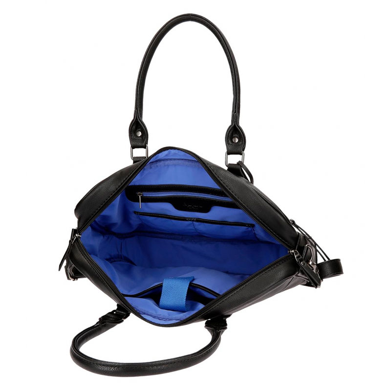 Torba za laptop Pepe Jeans Croc Black 70260 - dodatni pogled