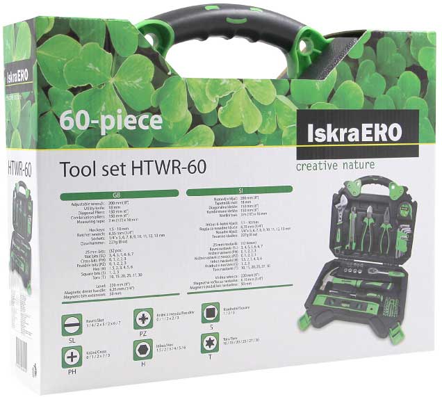Set alata u koferu Iskra ERO 60 komada HTWR-60 - dodatni pogled