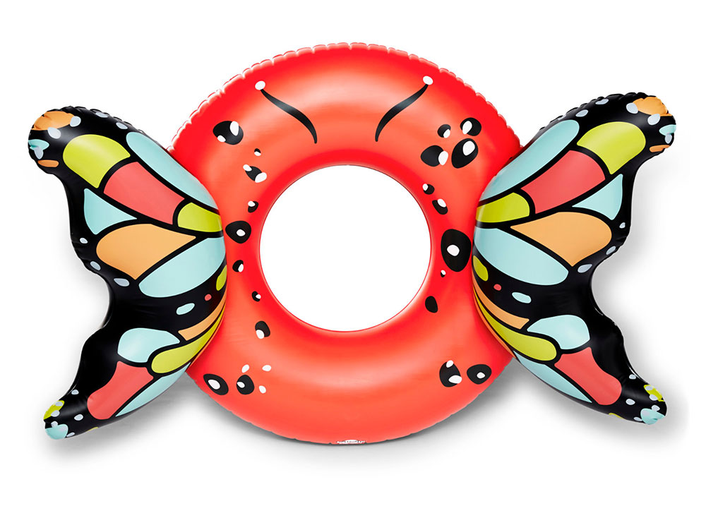 Guma za plivanje crveni leptir  - dodatni pogled