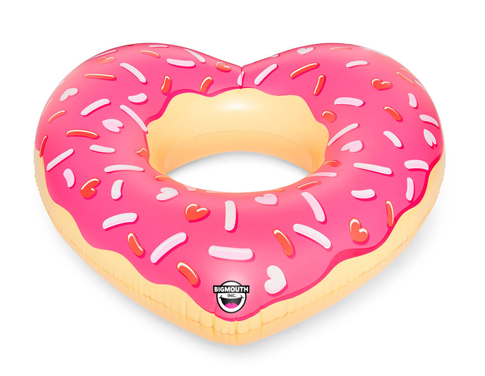 Guma za plivanje krofna-srce - dodatni pogled