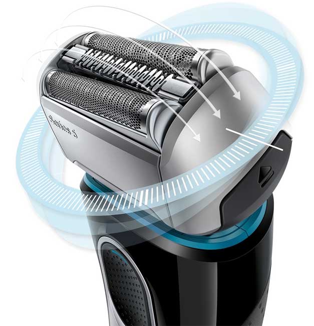 Braun Brijač serije 5 sa punjivom baterijom Wet and Dry 5195cc - dodatni pogled