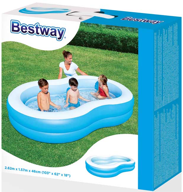 Bestway Dečiji bazen na naduvavanje 262x157x46 54117 - dodatni pogled