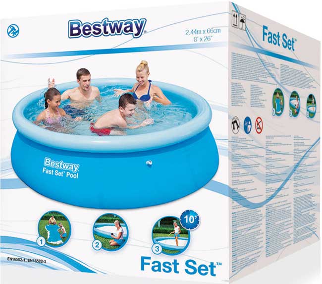 Bestway Bazen sa prstenom 244x66 57265 - dodatni pogled