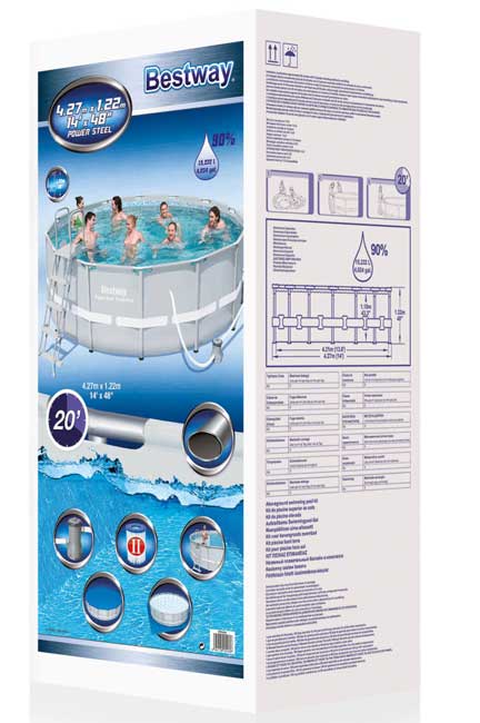 Bestway 56438 Bazen sa čeličnim ramom i kompletnom opremom 457x122 - dodatni pogled