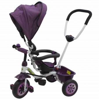 Dečiji tricikl Guralica sa tendom Cool Baby JG906-P Ljubičasti 290092 - dodatni pogled