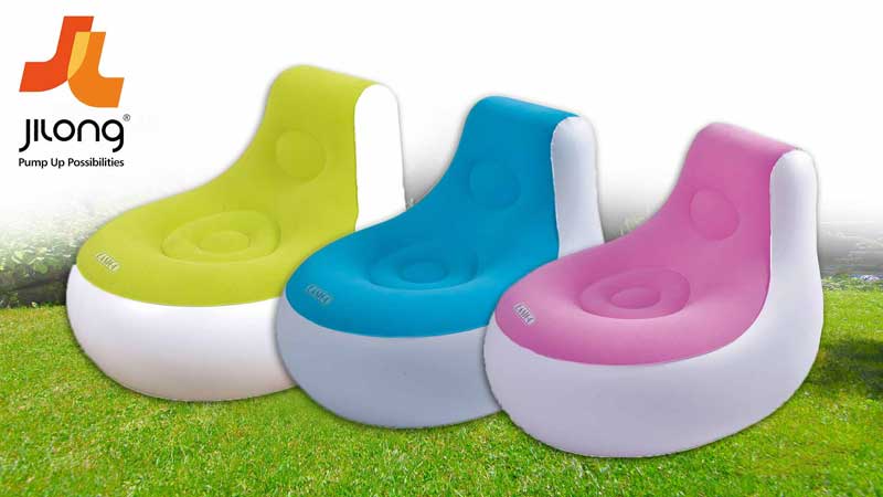 Jilong Easigo Fotelja na naduvavanje 37266 Zelena - dodatni pogled