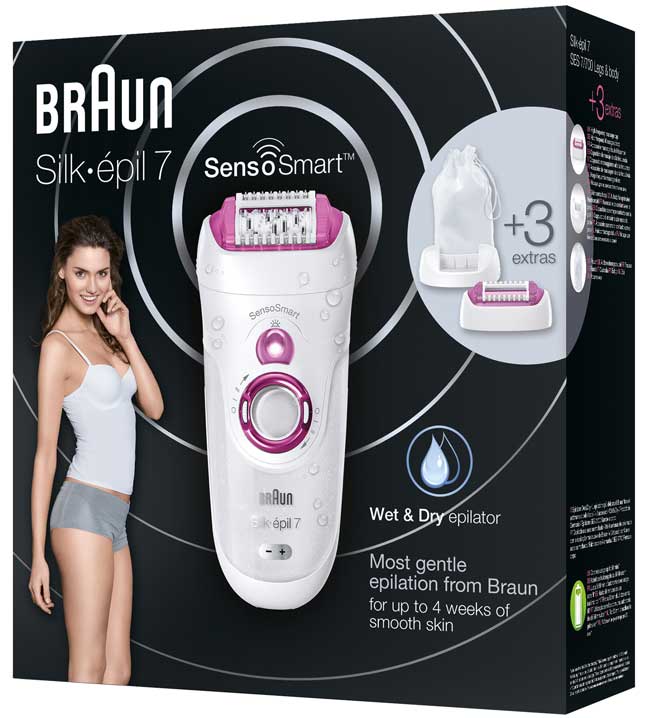 Braun Epilator SES 7-700 SensoSmart Wet and Dry 504743 - dodatni pogled