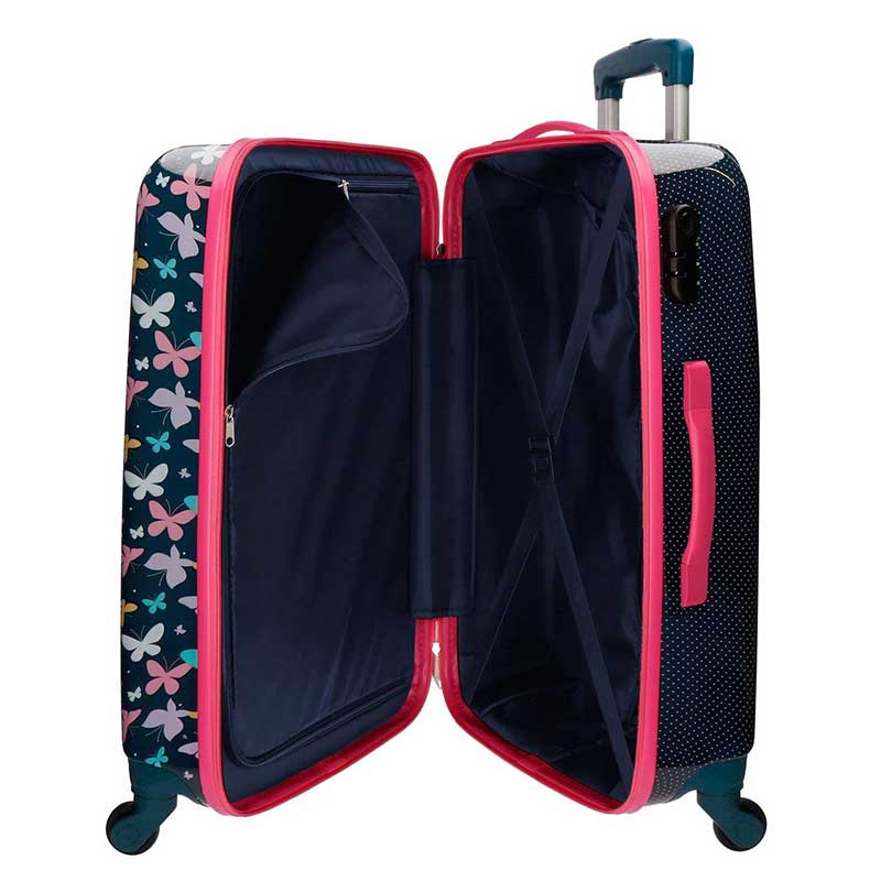 Roll Road Komplet ABS putnih kofera 55/65cm Butterfly 52319 - dodatni pogled