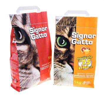 Pesak za mačke Signor Gatto pakovanje 5kg - dodatni pogled