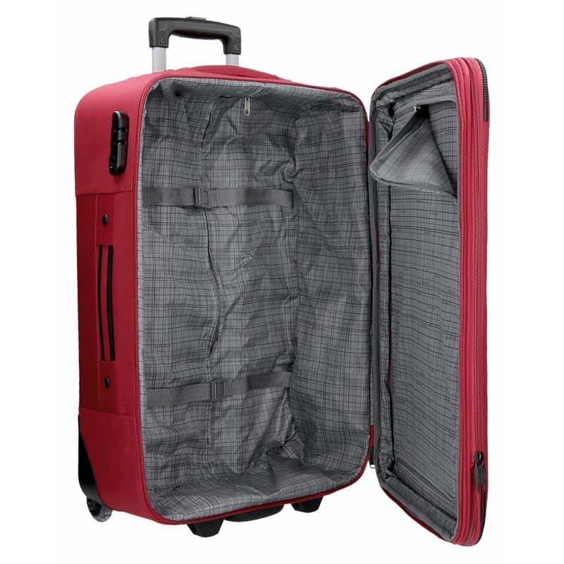 Movom Roll Road Komplet tri kofera 55 - 65 - 75cm Nairobi Red 53294 - dodatni pogled