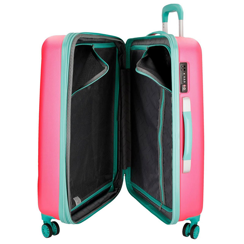 Komplet dva ABS kofera Movom Circus Fuchsia 54295 - dodatni pogled
