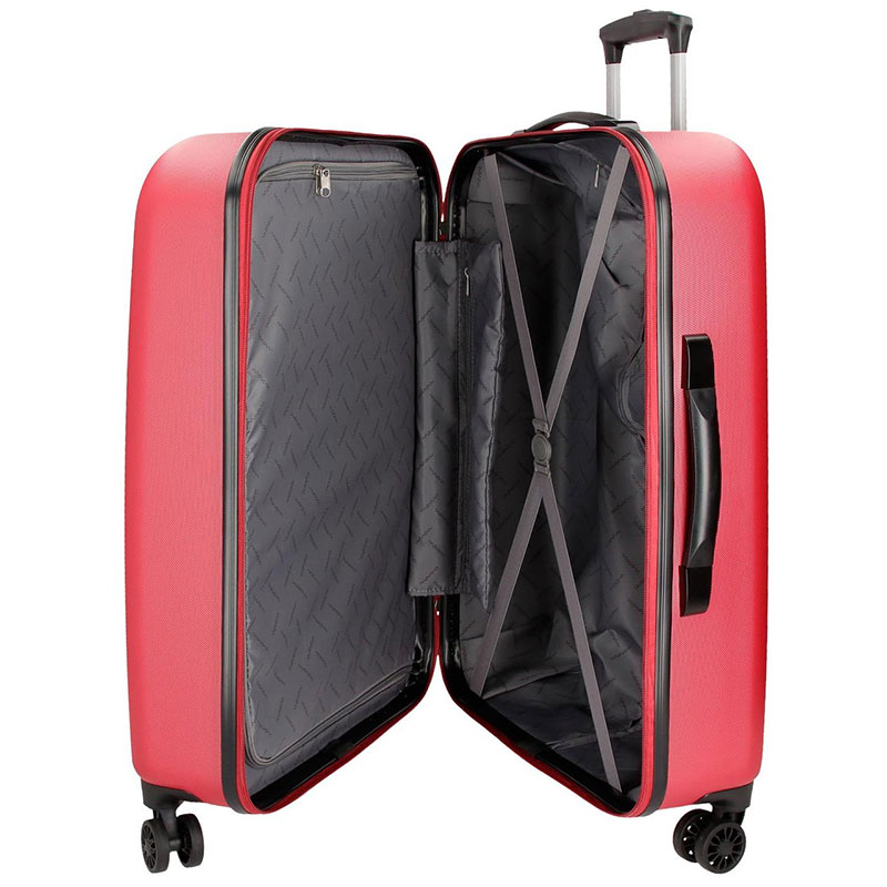 Komplet dva ABS kofera 55/70cm Movom Riga Red 54395 - dodatni pogled