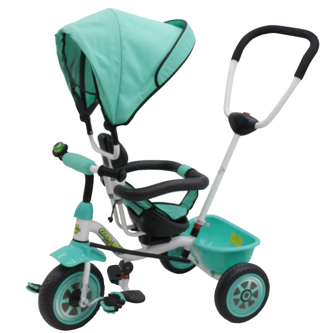 Dečiji tricikl Guralica sa tendom Cool Baby JG906-P Zeleni 290096 - dodatni pogled
