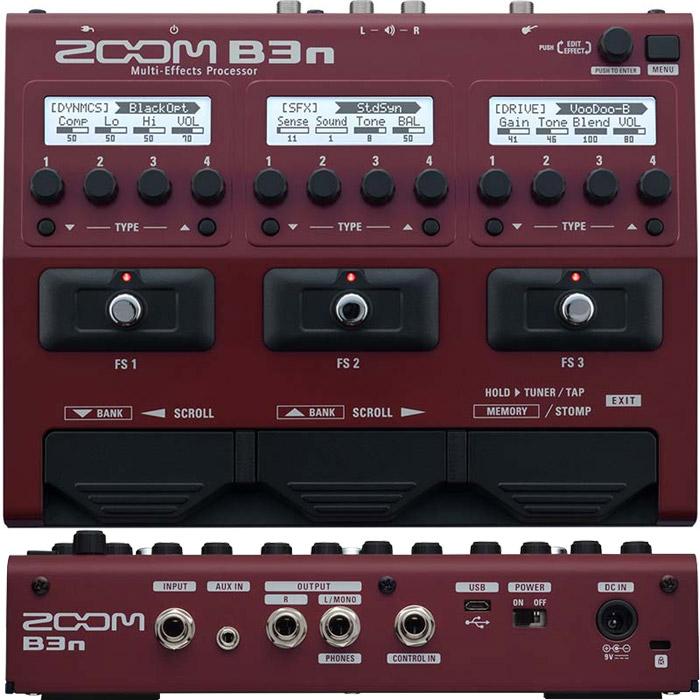 Zoom B3n procesor za bas gitaru - dodatni pogled