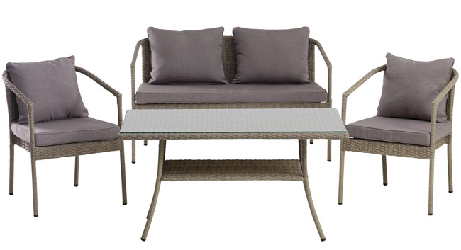 Baštenska garnitura za 4 osobe Estofine - dodatni pogled