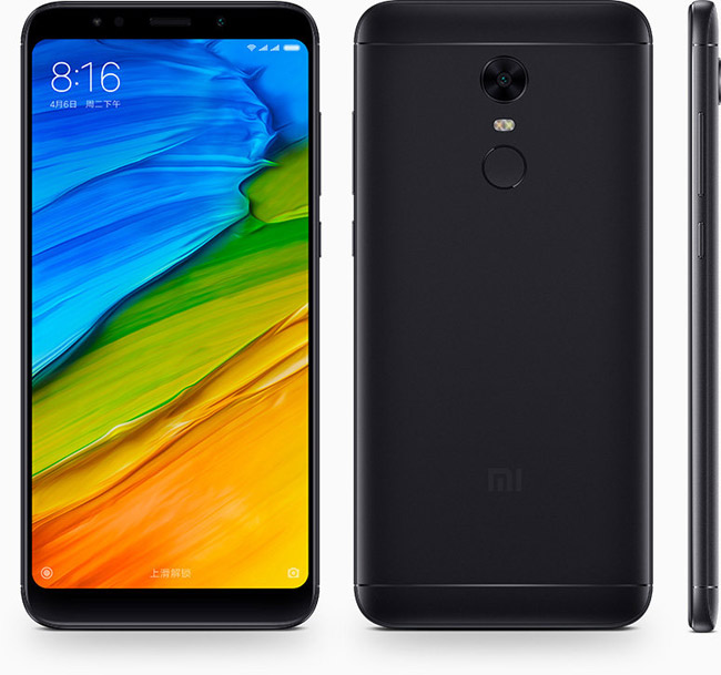 Telefon Xiaomi Redmi 5 Plus 3/32G Black Android 7.1 5MP+12MP - dodatni pogled