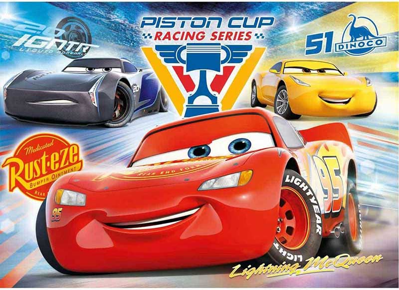 Puzzle slagalice 104 dela Disney Cars 3 Clementoni 27072 - dodatni pogled