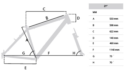 Muški bicikl Capriolo Adrenalin 29/21HT 916435-21 - dodatni pogled