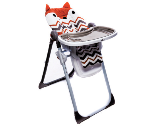 KIKKA BOO Stolica za hranjenje ZIG-ZAG Fox - dodatni pogled